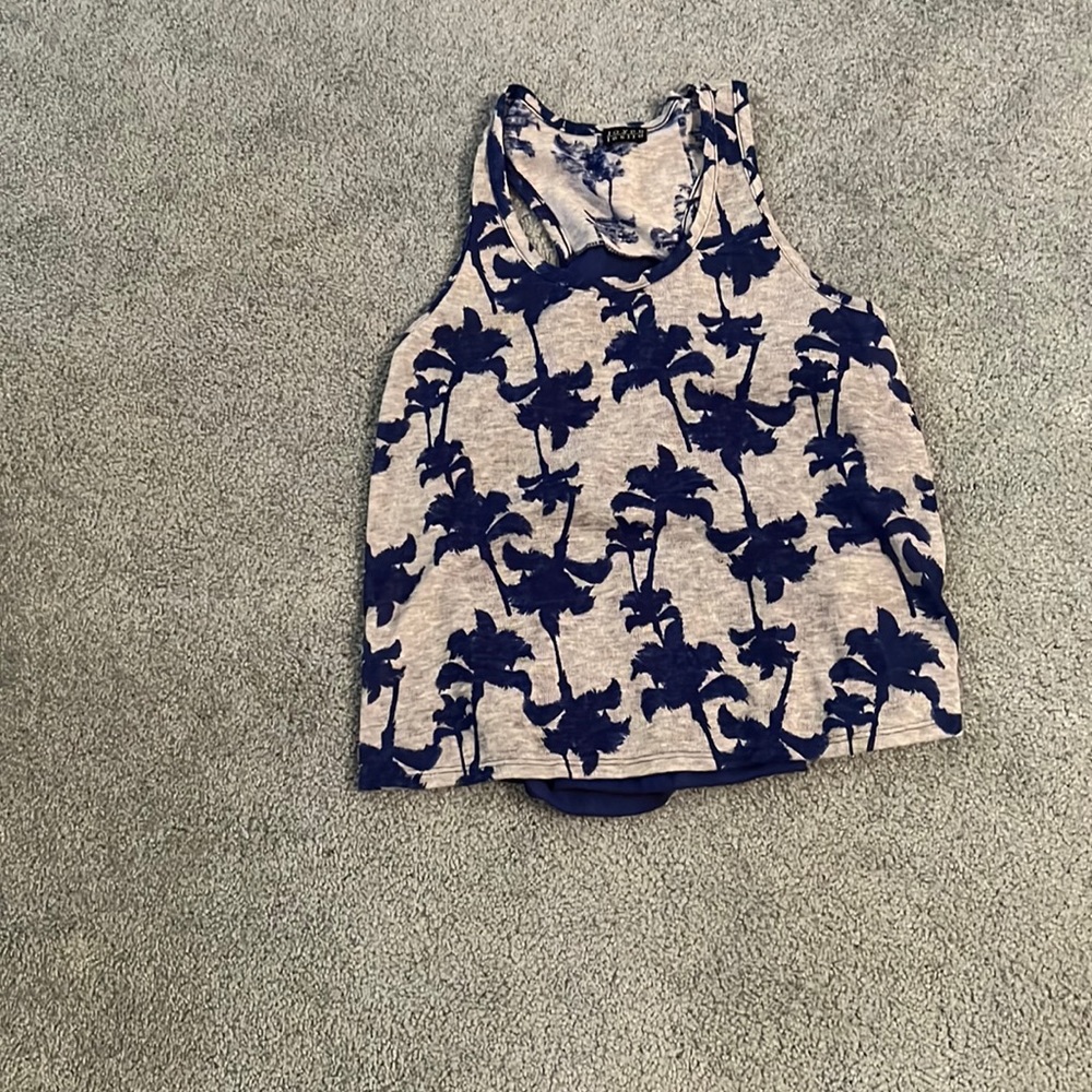 Tank top with palm trees